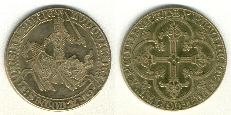 Gouden Rijder Gent - 1.7 mm Belgian Heritage Coin National Token 