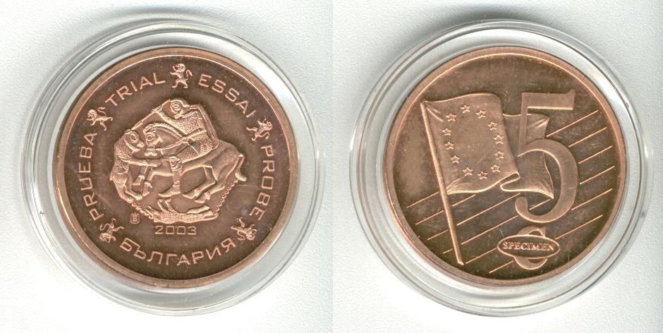 5 Cent Specimen Euro 