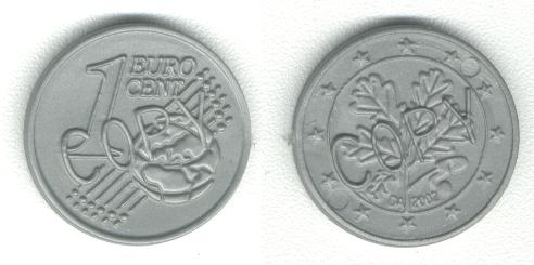 1 <a href=eu/euro.htm>Euro</a> Cent Copy MA Speelgeld Spielgeld Playmoney 