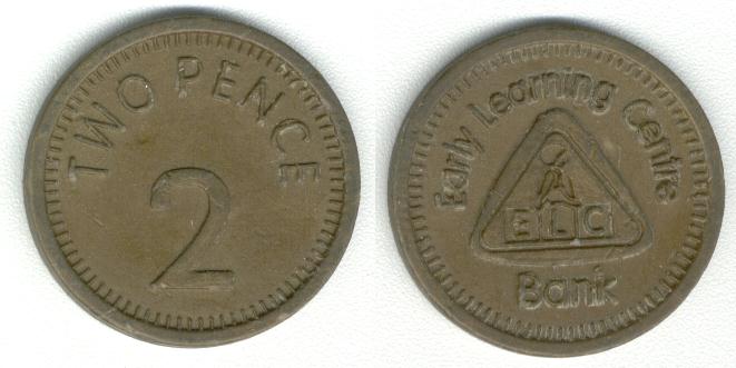 2 Pence ELC <b>Bank</b> Early Learning Centre Schoolgeld Leergeld 