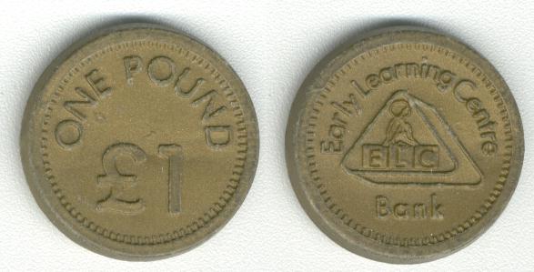 1 Pound ELC Early Learning Centre Schoolgeld Leergeld 