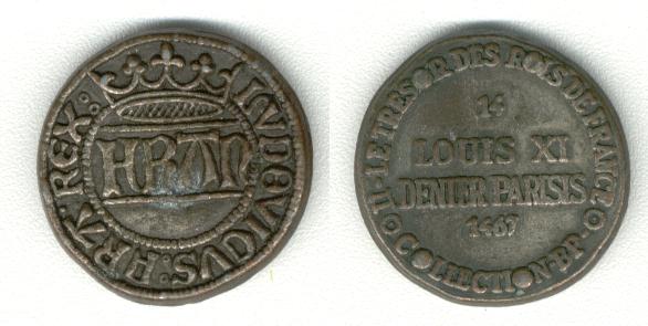 HRAN Louis XI Denier  