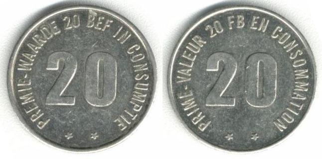 Premie-Waarde 20 BEF  