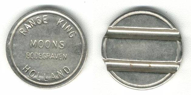 Range King Moons Rangeking Bar=6mm Golf ball dispenser token 