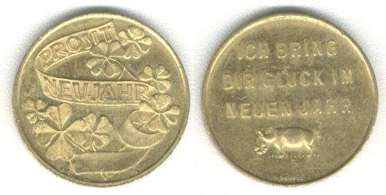 Prosit Neujahr Klaver blaadjes  