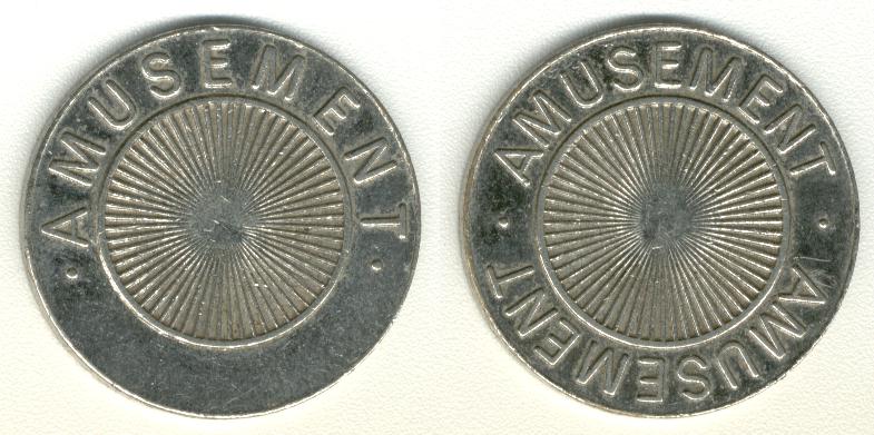 Amusement Nickel pl brass  