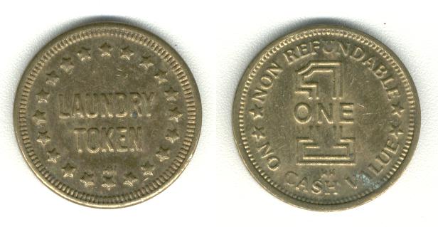 Laundry Token 1 One  