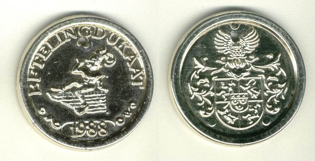Eftelingdukaat 1988 kabouter  