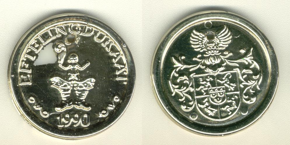 Eftelingdukaat 1990 klein duimpje  