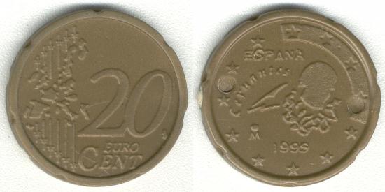 20 Euro Cent Ceruantes  