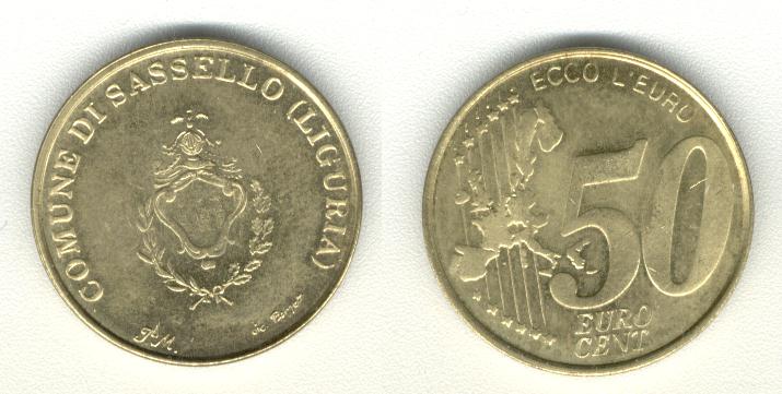 Sassello Liguria 50 Euro Cent  