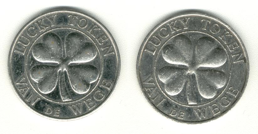 Lucky Token Van de Wege pusher kermis 