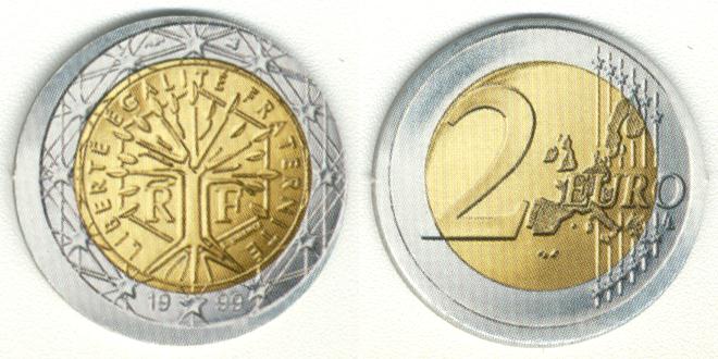 2 Euro France France -Frankrijk - Frankreich 