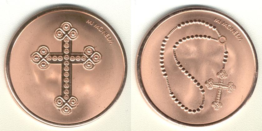 Mi Moneda 33 mm Cross Kruis 
