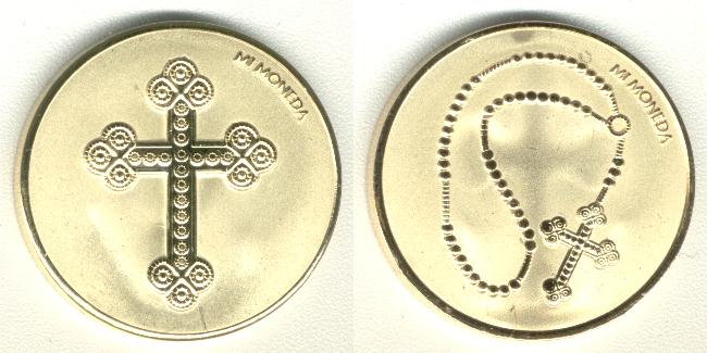 Mi Moneda 25 mm Cross Kruis 